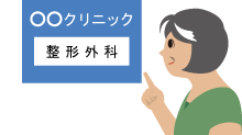 患者が整形外科に訪れているイラスト
